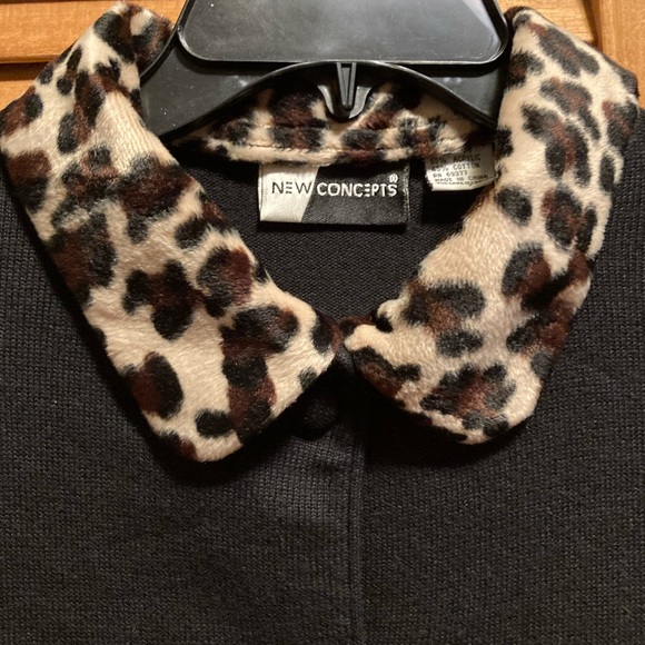 Vintage New Concept Cardigan w/Removable Collar - Picture 6 of 12